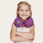 Imagen de Almohada cervical infantil para viaje púrpura Babypack