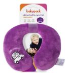 Imagen de Almohada cervical infantil para viaje púrpura Babypack