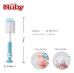 Imagen de Cepillo limpiamemas mamaderas con base y cepillo para tetinas Nuby