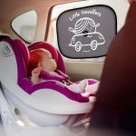 Imagen de Parasoles x2 negros para auto con ventosa babypack