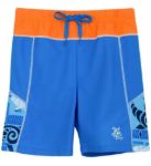 Imagen de Short Licra Agua Surf Protección Uv Playa Piscina Tuga Niños Naranja 2 A 3 Años