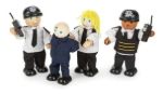 Imagen de Figura de acción policía y ladrones Bigjigs
