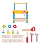 Imagen de Banco con herramientas de trabajo en madera Bigjigs