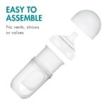 Imagen de Mamadera anticólico Boon, con bolsa y tetina de silicona 8oz (236 Ml)