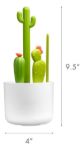 Imagen de Set Cepillos Limpiamemas Con Recipiente escurridor Boon - Verde