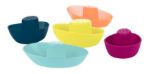 Imagen de Juego de botes apilables con agujeritos para el baño Boon