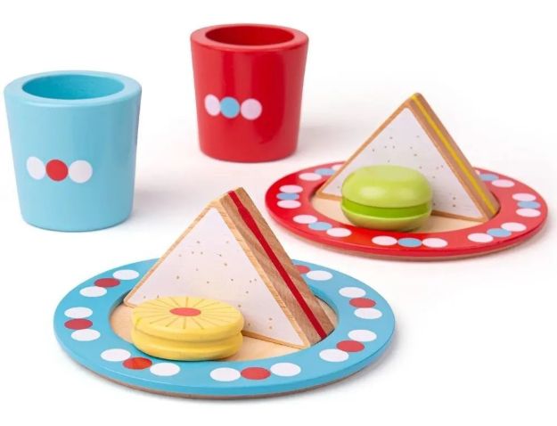Imagen de Picnic con Sándwiches en madera Bigjigs