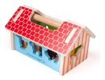 Imagen de Casa Granja de encastre y clasificación en madera Bigjigs