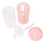 Imagen de Vaso de silicona c/ tapa y sorbito Boon-Rosa