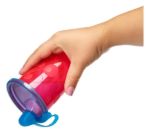 Imagen de Pack de 4 vasos Multi Color de 7oz (207ml)