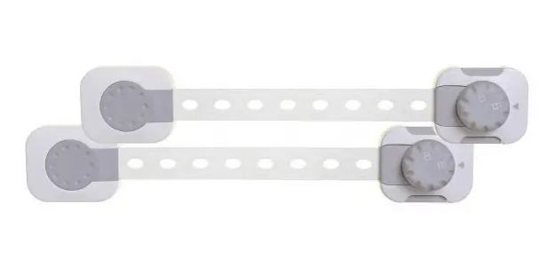 Imagen de Pack X2 Trancas Flexibles Multiusos Seguridad Bebes Y Niños