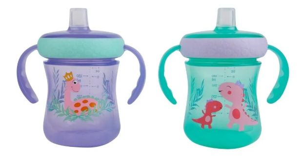 Imagen de Vaso aprendizaje con asa y pico silicona The first years