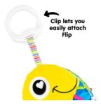 Imagen de Colgante libro de estimulación sensorial Pez Lamaze
