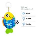 Imagen de Colgante libro de estimulación sensorial Pez Lamaze