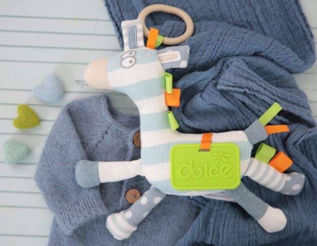 Imagen de Colgante Peluche Zack la Cebra sensorial