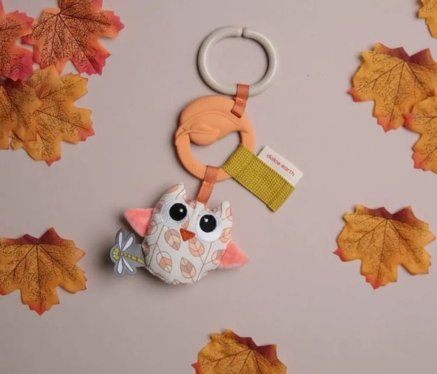 Imagen de Colgante peluche Oliver el Buho sensorial