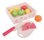 Imagen de Canastos con comida de corte Bigjigs- frutas