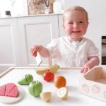Imagen de Canastos con comida de corte Bigjigs- frutas