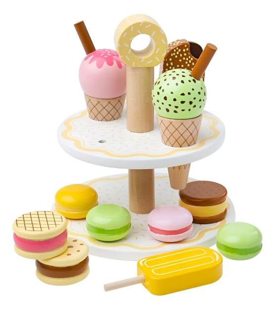 Imagen de Postres y muffins de madera Bigjigs