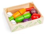 Imagen de Canastos comida de corte madera Bigjigs - verduras