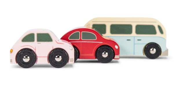 Imagen de Packx 3 Vehiculos Retro madera