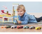Imagen de Pack X6 Autos Deportivos Montecarlo Madera Niños 3años+ Autos Amarillo