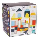 Imagen de Bloques de madera multicolor 60pcs