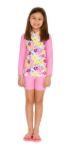 Imagen de Traje De Baño Playa Piscina Agua Protección Uv Calza Remera Rosa Chicle 11 A 12 Años