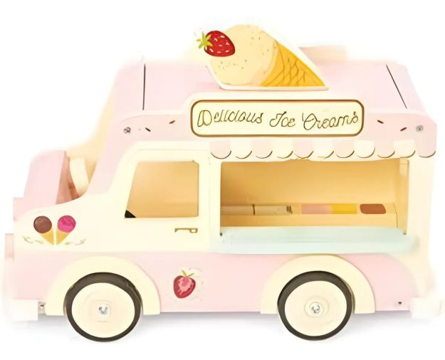 Imagen de Camión de helados en madera