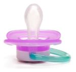 Imagen de Chupete silicona talla 2- 6 a 12m, brilla en oscuridad rosa