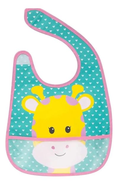 Imagen de Baberos con bolsillo impermeable Buba - Jirafa
