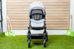 Imagen de Coche Bebedue Urban Reclinable Moises Capota De Lluvia Bebes - Gris