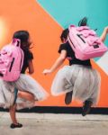 Imagen de Mochila pequeña vegano con moñas 7AM