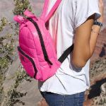 Imagen de Mochila 7am para niños impermeable y vegana - Fucsia