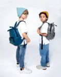 Imagen de Mochila 7am para niños impermeable y vegana - Nuit