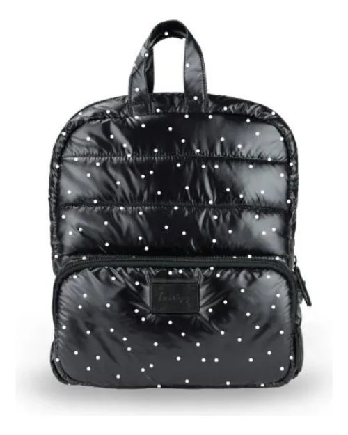 Imagen de Mochila 7am para niños impermeable y vegana - print black