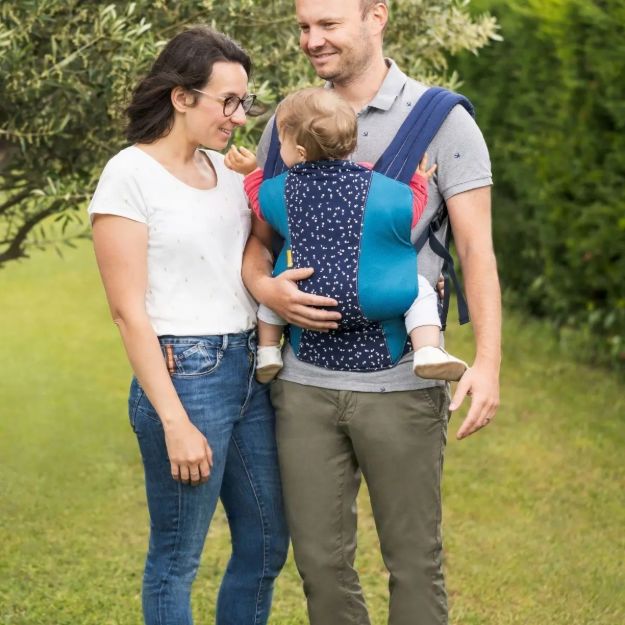 Imagen de Mochila portabebés fisiológico Ajustable 3.5-15kg