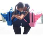 Imagen de Mochila infantil impermeable y vegana-Wings Rosa