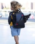Imagen de Mochila infantil impermeable y vegana-Wings black