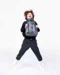 Imagen de Mochila infantil impermeable y vegana-Dino Gris
