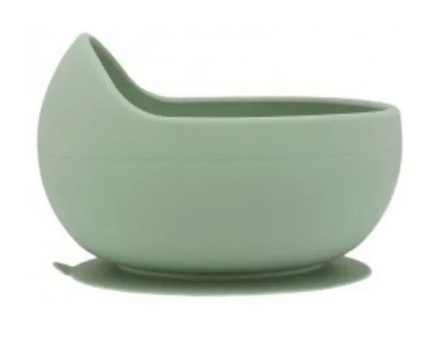 Imagen de Bowls de silicona con ventosa antideslizante Buba verde