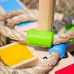 Imagen de Juego Tejo de madera y puntuación Bigjig