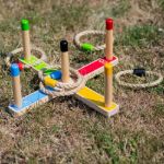 Imagen de Juego Tejo de madera y puntuación Bigjig