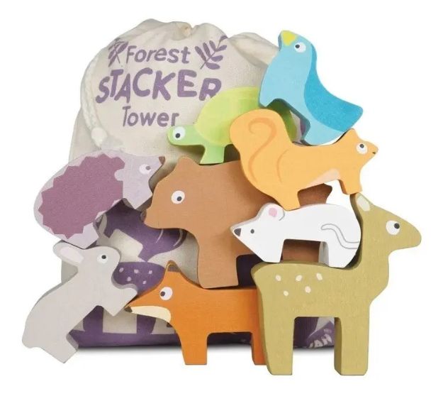 Imagen de Juego de animales del Bosque madera