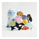Imagen de Juego de animales Océano madera