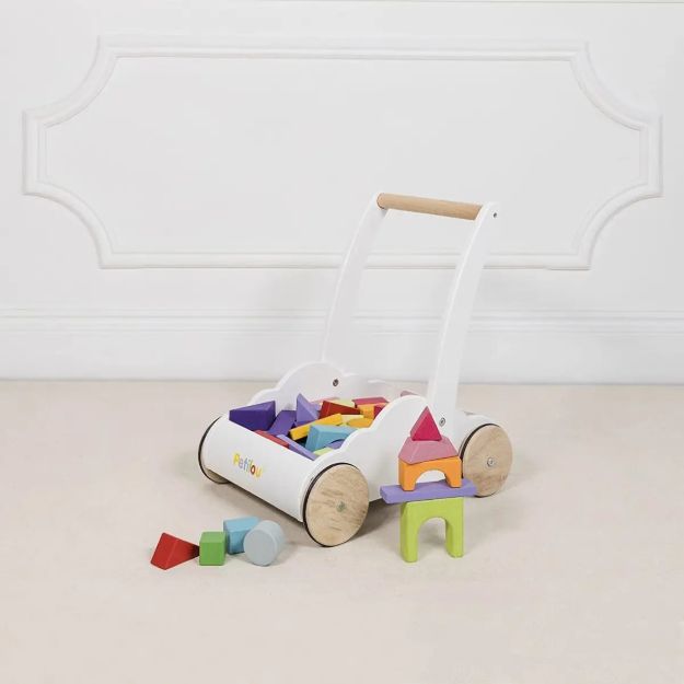 Imagen de Caminador Andador Rainbow madera