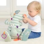 Imagen de Peluche Ozzie el Canguro sensorial con texturas