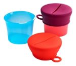 Imagen de Pack de 2 cerealeros con tapa de silicona Boon - Fucsia