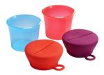 Imagen de Pack de 2 cerealeros con tapa de silicona Boon - Fucsia