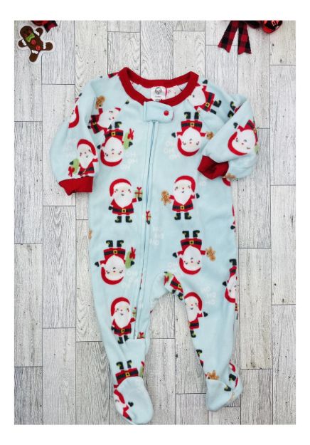 Imagen de Pijamas con pie polar Gerber navideño 0-3 meses